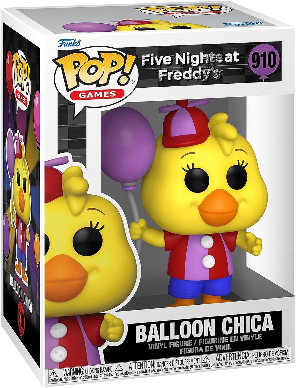 Фігурка Фанко Поп п'ять ночей із Фредді Чіка Funko Pop 910 Games: Five Nights at Freddy's — Balloon Chica, фото 1