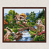 Картина за номерами Заміський котедж. Краєвид 40*50 см Ідейка KHO 6320, фото 3