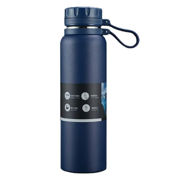 Термос olDBro Stainless Steel Insulation Outdoor 800мл, синій, фото 1