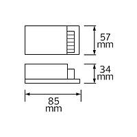 Блок живлення 12V 36W 3A IP20 HOROZ ELECTRIC VEGA-36 082-001-0036-010