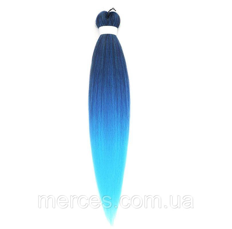 Канекалон блакитний+синій Easy Braid 2blue EZ Довжина 65±2 см Вага 90±2 г Низькотемпературний матеріал 100-150 °C