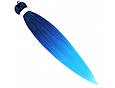Канекалон блакитний+синій Easy Braid 2blue EZ Довжина 65±2 см Вага 90±2 г Низькотемпературний матеріал 100-150 °C, фото 3