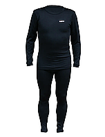 Термобілизна чоловіча Tramp Warm Soft комплект (футболка+штани) чорний (UTRUM-019-black) (UTRUM-019-black-S/M)