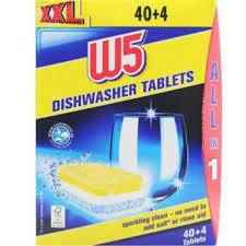 Таблетки для посудомийних машин W5 40 шт