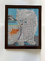 Алмазна вишивка у рамці АВ 4024