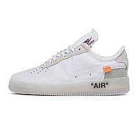 Мужские кроссовки Nike Air Force x Off White 1 Low White