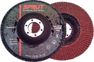 Круги шліфувальні пелюсткові торцеві Sprut