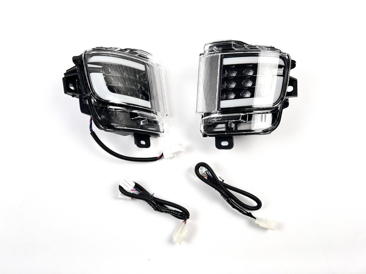 LED задні габарити (туманки) Toyota Land Cruiser 200 2015-2022 димчасті, 2 шт.