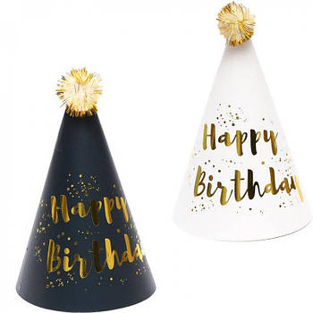 Дитячий ковпак "Happy birthday" 16см JY-1066(111529) G-Rich