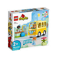 Конструктор Поездка на автобусе DUPLO LEGO 10988, 16 деталей, World-of-Toys