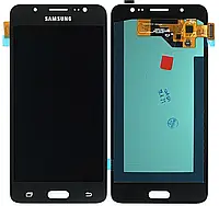Дисплей Samsung J510 J5 2016 модуль у зборі, чорний (TFT) оригінал