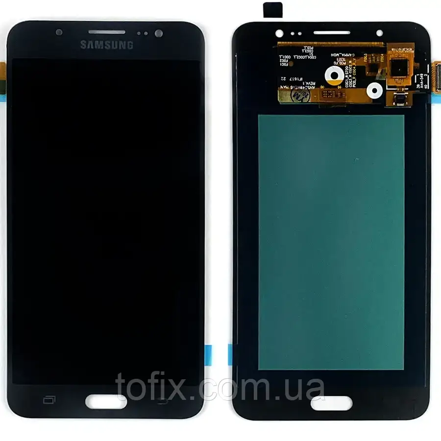 Дисплей Samsung J710 J7 2016 модуль у зборі, чорний (TFT) оригінал