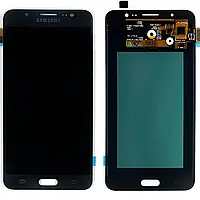 Дисплей Samsung J710 J7 2016 модуль в сборе, черный (TFT) оригинал