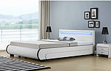 Двоспальне ліжко BILBAO з екокожи 140х200 див. LED, фото 4