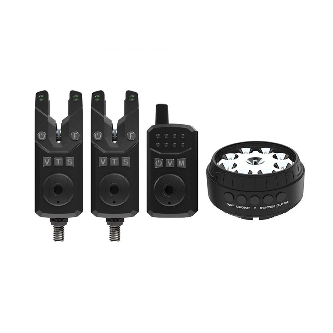 Сигналізатори клювання SONIK SKS2 ALARM SET 2+1 BIVVY LAMP