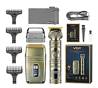 Набір тример і шейвер VGR V-649 для догляду за бородою та волоссям - Догляд за тілом