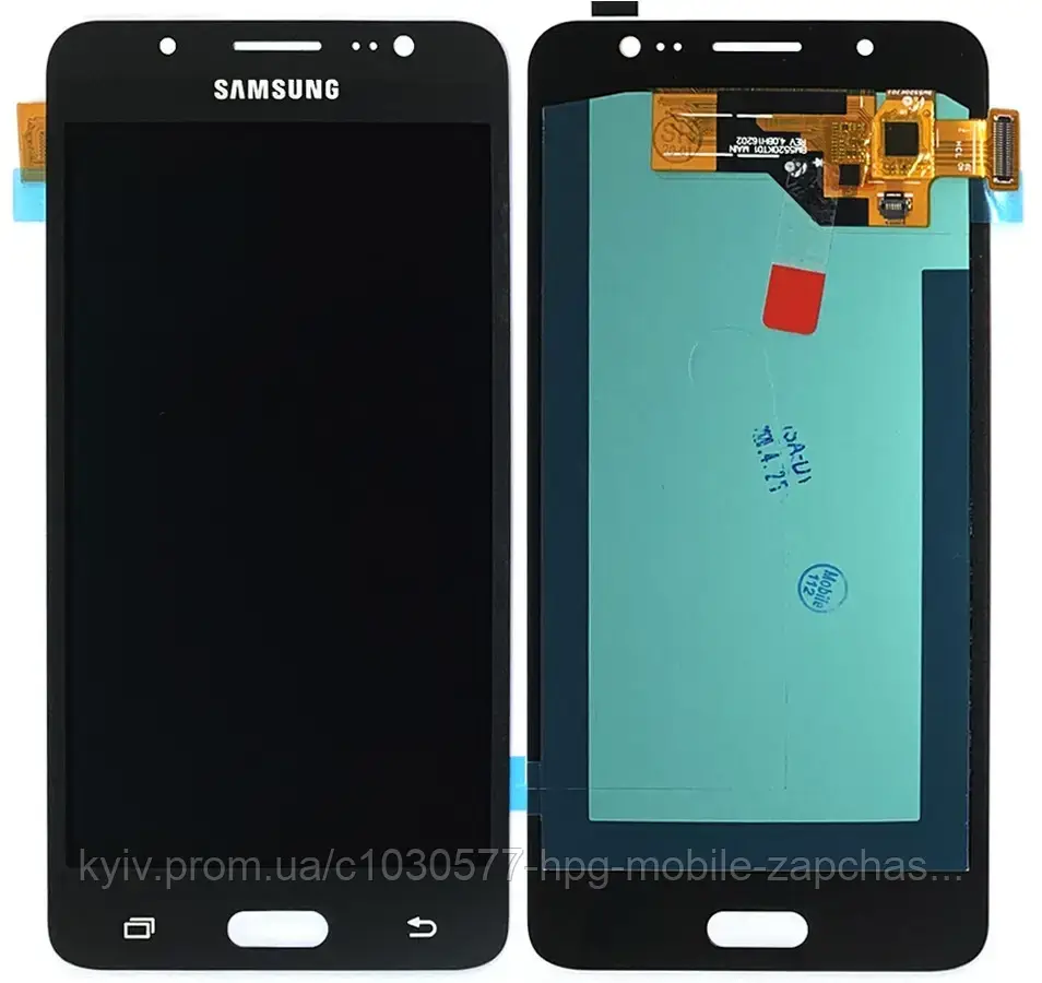 Дисплей Samsung J510 J5 2016 модуль у зборі, чорний (TFT), фото 1