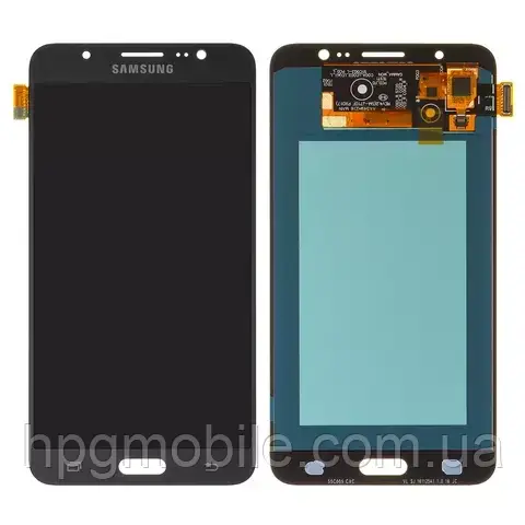 Дисплей Samsung J710 J7 2016 модуль у зборі, чорний (TFT), фото 1