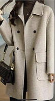 Пальто  жіноче кашемірове пряме з 40 по 70 розмір