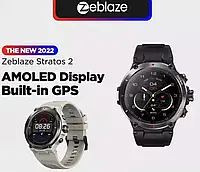 Часы Zeblaze Stratos 2 smart watch BT музыка трекер band смарт годи mi