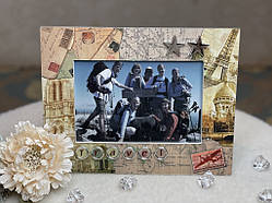 💙Рамка для фото "travel", фоторамка 2-17-1 см, фото 10х15 см