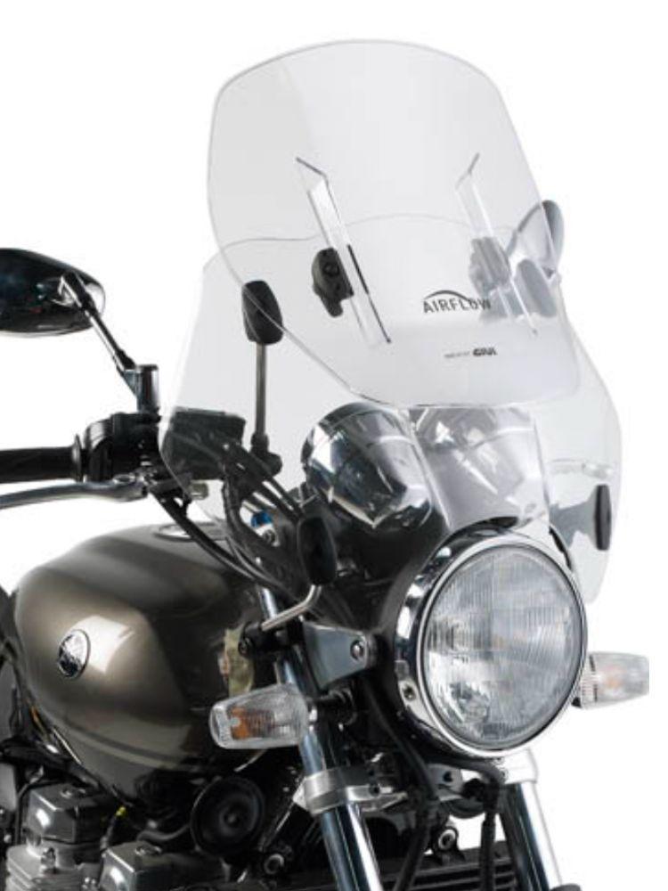 Універсальне вітрове скло Givi Airflow прозоре, фото 1