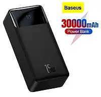 Повербанк 30000mAh Baseus 3А 15W Bipow Digital Display Power bank зарядка iphone УМБ PPDML-K02