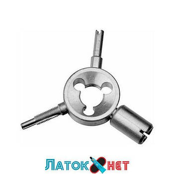 Різьбонарізувач потрійний (перегонка різі всередині та зовні + викрутка)