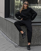 Женский спортивный костюм Staff cl black oversize fleece