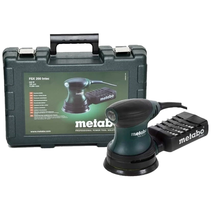 Metabo FSX 200 Intec (609225500) Ексцентрикова шліфмашина