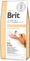 Brit Grain Free Veterinary Diet Hepatic Egg & Pea 2 кг сухой корм для собак с заболеванием печени Брит Гепатик