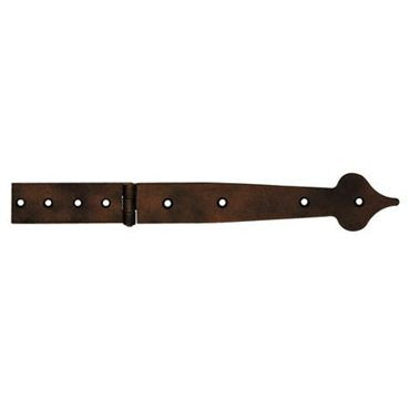 Петля декоративна меблева AZ-48042-Z330-27 темна бронза 330x45 мм
