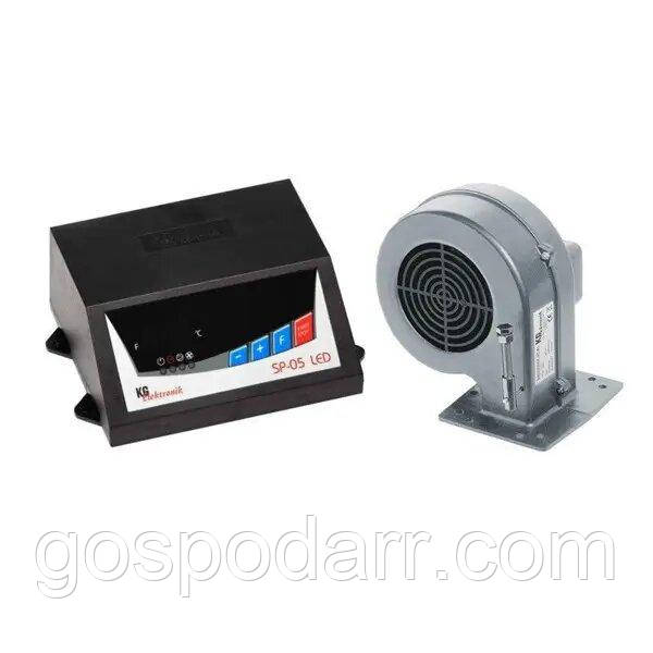Комплект автоматики для твердопаливних котлів KG ELEKTRONIK SP 05 LED + DPS 120, фото 1