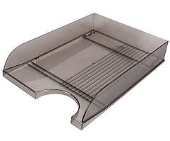 Лоток горизонтальний пластик КІП ЛГ-04 димчастий