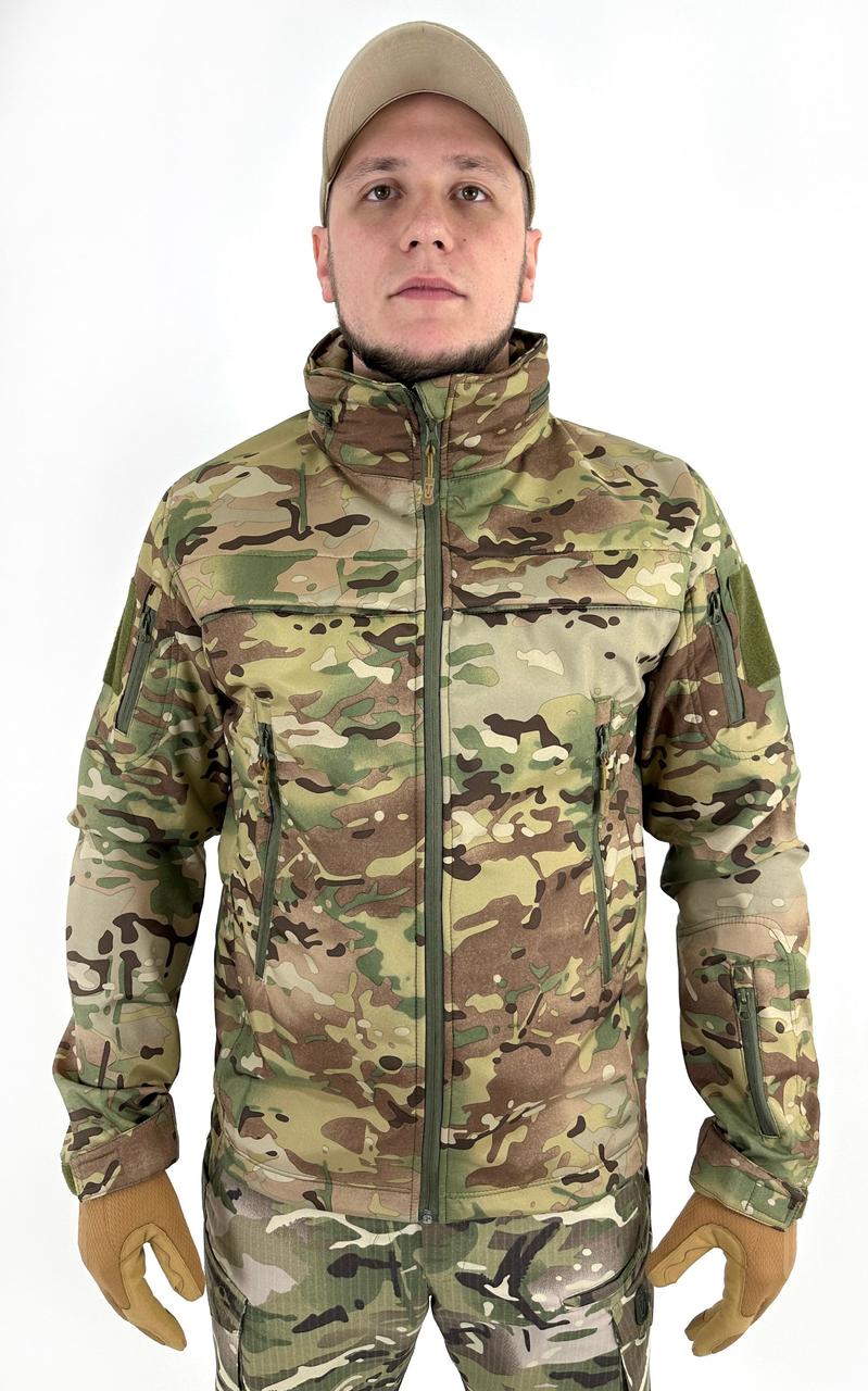 Куртка Ultimatum Patrol Мультикам,Чоловіча армійська демісезонна куртка Softshell, Тактична військова куртка софтшелл