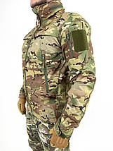 Куртка Ultimatum Patrol Мультикам,Чоловіча армійська демісезонна куртка Softshell, Тактична військова куртка софтшелл, фото 3