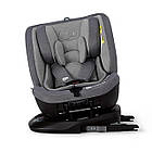 Автокрісло KiderKraft XPEDITION 0-36 кг ISOFIX сіре, з функцією RECLINING та системою EASY SPIN 360, фото 4