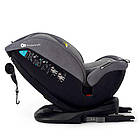 Автокрісло KiderKraft XPEDITION 0-36 кг ISOFIX сіре, з функцією RECLINING та системою EASY SPIN 360, фото 5