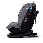 Автокрісло KiderKraft XPEDITION 0-36 кг ISOFIX сіре, з функцією RECLINING та системою EASY SPIN 360, фото 7
