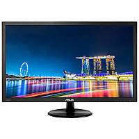 Монитор 22" FullHD 1920*1080 TN Asus VP228HE LED VGA HDMI MM чёрный бу с кабелями