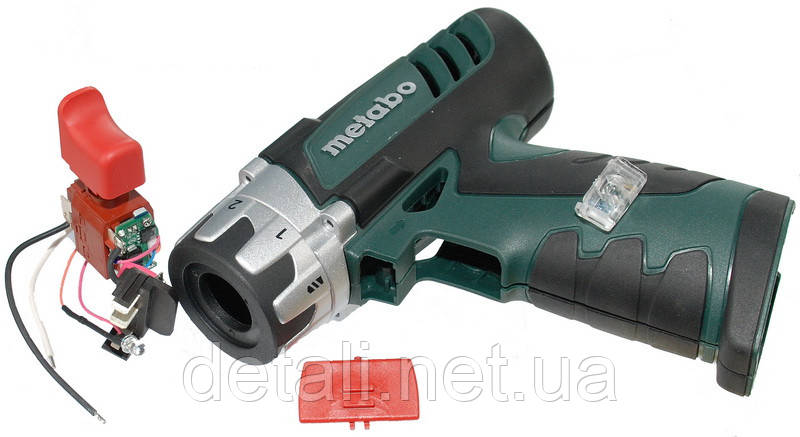 Корпус + кнопка шуруповерта(PowerMaxx BS) Metabo оригінал 316052060, фото 1