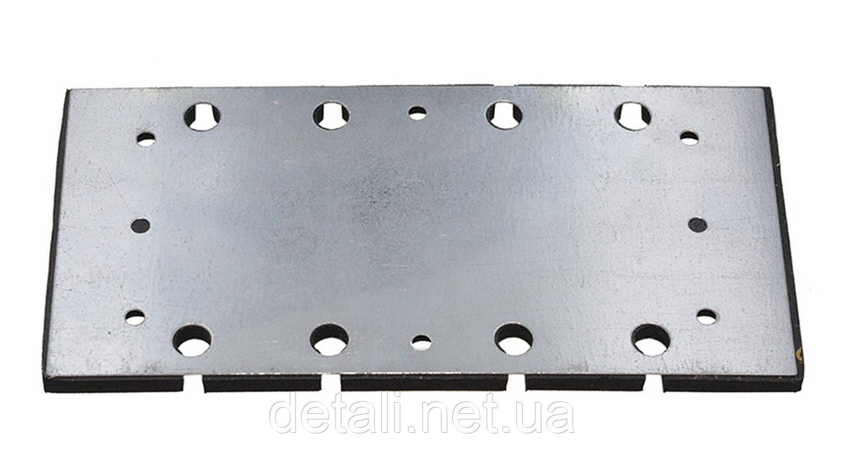 Підошва шліфувальної машинки Makita BO 3700 аналог 140441-9 (L186мм*92мм/h7мм)