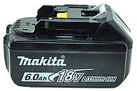 Аккумулятор LXT BL1860B (Li-Ion, 18В, 6Ah, индикация разряда) Makita оригинал 632F69-8