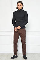 Штаны мужские темно-коричневого цвета 163979T Бесплатная доставка