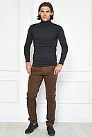 Штаны мужские темно-коричневого цвета 164010T Бесплатная доставка