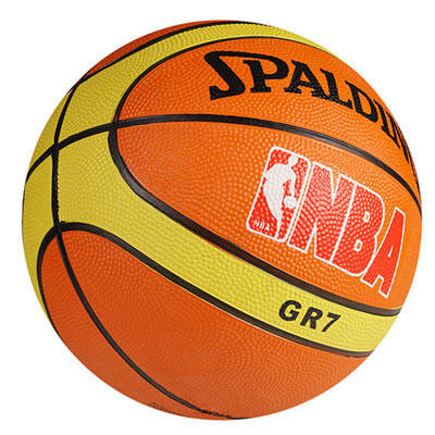 М'яч баскетбольний гумовий №7 Spalding, смуга, фото 2
