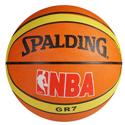 М'яч баскетбольний гумовий №7 Spalding, смуга, фото 2