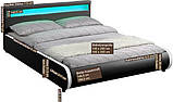 Елегантне шкіряне ліжко SEVI 180х200 см. з LED-підсвіткою, фото 3