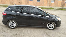 Окантовка скла Omsa Line для Ford C-Max/Grand C-Max (2010-2019) Нержавіюча сталь (8 шт)