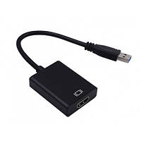 Переходник USB 3.0 AM HDMI AF Value S0697 кабель 20см